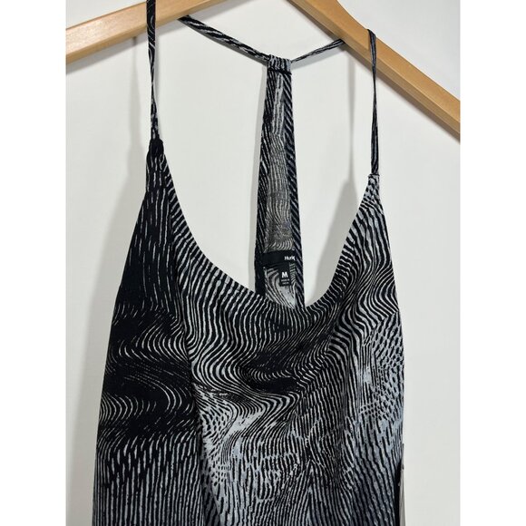 Hurley Tank Top Geo Print Racerback Slouchy Slider Strap Tank Top Womens M - Picture 5 of 7